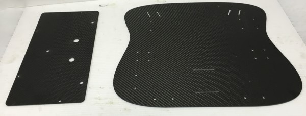 carbon fibre parts for a 3d laser scanning device